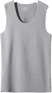 [SUIOPPYUW] Winter Autumn Men Base Layer Thermal Tops Running Slim Fit Warm Bottoming Vest Male Simple Design Sleeveless Underwear