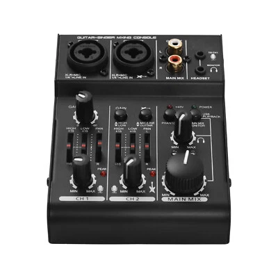 3-Channel Sound Mixing Console Digital Audio Mixer for DJ Live New Z7C2