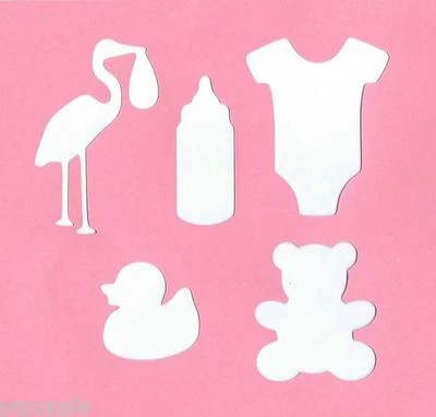Stencil Baby Nursery Stork One Piece Bottle Ducky Bear Free Shipping!