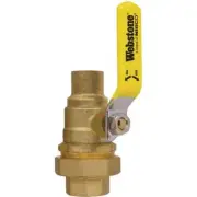 3/4 in. FIP Union x FIP Forged Lead Free Brass Single Union End Ball Valve W/Adj