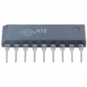 NTE Electronics NTE1435 INTEGRATED CIRCUIT DUAL AUDIO PREAMP 9-LEAD SIP VCC=18V