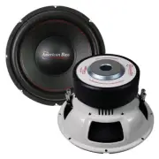 (2) AMERICAN BASS TITAN 12” DUAL 4-OHM CAR AUDIO SUBWOOFERS WOOFER SUBS (1 PAIR)