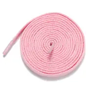 1Pair 24 27 36 45 63 72 Inch Flat Shoelaces Replacement for Sneakers Boots Pink