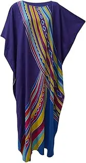 [Cool Kaftans] Women's Aurora Stunning Kaftan Caftan Buttersoft Beach Cover Up Long Cool Dress Plus Size Summer Designer