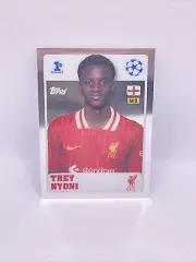 Trey Nyoni Topps UEFA Champions League 2024/2025 Sticker Chrome 1st Sticker RARE