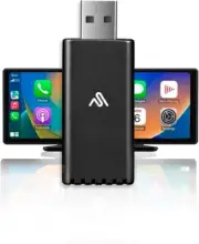 AutoSky Wireless CarPlay Adapter - Newest and Fastest 5Ghz Plug and Play - USB-C