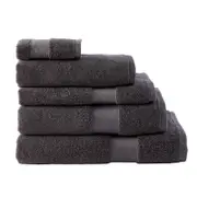 MyHouse Lola Bath Towel Collection - Charcoal - Bath Mat