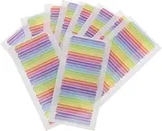NULYLU 10pcs Double Sided Adhesive Wig Tape Natural Look Waterproof Sweat-proof Hair Extension Tools Beauty Supplies