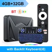 Android 14 TV Box Allwinner H728 Quad Core 8K@24fps 1000M LAN