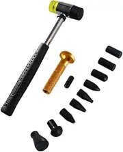 VILLFUL 1Set Auto Body Tool Kit for Dent Removal Percussion Repairing with Hammer Repair Pens for Sheet Metal Maintenance Efficient Paintless Dent Repairing