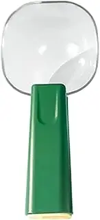 Dog Food Measuring Spoon Cat Food Scooper with Scale Accessory Puppy Lightweight Portable Cat Measuring Cup Spoon, Green