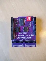 MCP23017 with 2 X ULN2803 I2C I/O Shield for Arduino UNO Leonardo Mega2560