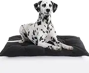 BALAPET Chew Proof Dog Bed for Medium Dogs, Stable Kennel Pad Mat for Teething Puppy, Durable Indoor Outdoor Crate Pad for Medium Dog Crates, 35"x22"