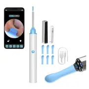 Ear Wax Removal Visual Ear Cleaner Tool Kit Ear Cleaning Scope Set-White