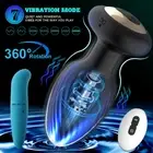 Male Prostate Massager 360° Rotation Anal Vibrator Butt Plug Wearable Sex Toy AU