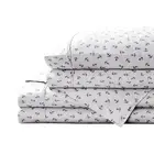 Brielle Home Printed 100 Cotton Percale Sheet Set Anchors Navy King