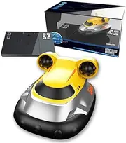 2.4G Mini Remote Control Boat Rc Hovercraft Toy Kids, Children Remote Control Submarine Boat Electric Ship Water Toy Yellow