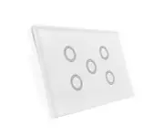 Zigbee 5 Gang Light Switch (White)