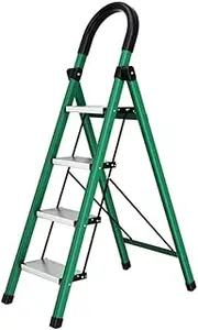 Step Ladder 4 Step Ladder for Home and Kitchen Folding Step Stool with Anti-Slip Pedal 3300 Lbs Heavy Duty Portable Step Ladder for Adults Folding Step Stool