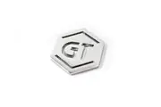 [Evolve] Base Plate Badge - GT - Silver