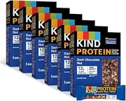 KIND Protein Bars Dark Chocolate Nut, Gluten Free, 12g Protein, 1.76 Oz, Double Dark Chocolate Nut, 30 Count