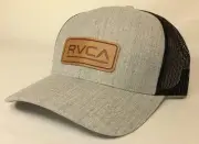 RVCA Ticket Trucker Snapback Hat Cap H.Gray