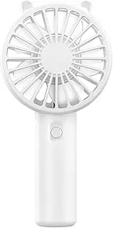 Cute Handheld Mini Portable Electric Fan - Travel-Friendly - Efficient Airflow, Forceful wind for Summer, Home, Beach