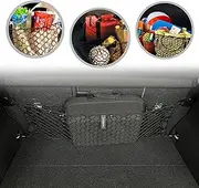 TN TrunkNets Inc Envelope Style Automotive Elastic Trunk Mesh Cargo Net for Volvo XC40 2018-2023 - Premium Organizers and Storage Luggage SUV Best Car Organizer XC 40 Black ECN_VoXC40_18-22