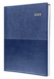 2025 Collins Vanessa A5 Day To Page DTP Planner Blue Diary 210x148mm 185.V59