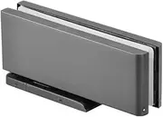 Glass Door Hinge,Bathroom Clamp,Pivot Hinges,Hinges for Frameless Glass Doors Pivot Hinges 360 Degree Hydraulic Buffer Hinges Glass Clamps Shower Door Fittings Adjustable Two-Speed for 10-12mm Toughen