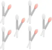 PENIKOKO 24pcs Silicone Lip Brush Applicator for Women Lip Makeup Tool Translucent Durable Skin-friendly Lipstick Applicator for Effortless Color Application