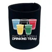 Alcohol Scottish Drinking Team Glasses - Funny Novelty Stubby Holder
