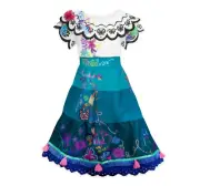 Disney Parks Girls Encanto Mirabel Costume Youth Size 7/8 - NEW