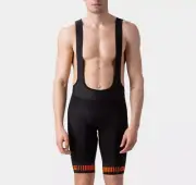 Ale Cycling Bib Short Strada PRR 2.0 Men|Black-Orange|AUTHENTIC-BRAND NEW