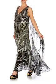 TIE FRONT MULTIWEAR DRESS TRIBAL THEORY