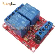 12V 2 Channel Relay Module Optocoupler Support High Low Level Trigger Arduino