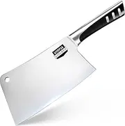 Utopia Kitchen 7 Inch Stainless Steel Chopper - Cleaver - Butcher Knife - Multipurpose Use for Home Kitchen or Restaurant by