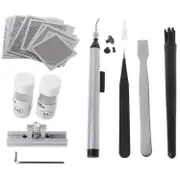 BGA Reballing Directly Heat Stencils Solder Paste Tin Balls Station Steel Mesh BGA Reball Kit for SMT Rework Repair silver