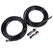 2-Piece Outboard Hose Kit 20 ft Length Hydraulic Steering Hoses Leak-Proof TPEE