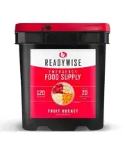 ReadyWise 120 Freeze Dried Fruit Bucket Emergency Preparedness Food Supply MRE