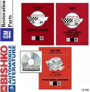 1991 Chevrolet Corvette OEM Service Manual on CD-ROM