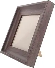 OFFIGAM Retro Wood Grain Color Photo Frame Nail Tips Photo Frame Empty Nail Tips Display Board Nail Art Tools Nail Display Frame Nail Tips Sample Display Board Nail Art Frame Wooden Brown