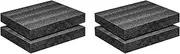 Binxind 4Pack Polyurethane Foam Sheet- 16 X 12 X 2 Inch Foam Inserts for Cases- Packing Foam Pads for Toolbox Camera Storage