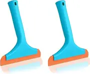 Silicone Car Squeegee, Silicone Window Squeegee, Windscreen Squeegee Car for Cleaning Windows, Mirrors and Windows etc. (Pack of 2)