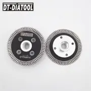 2pcs 3'' / 75mm Mesh Diamond Turbo Saw Blades Multi Purpose with M14 Flange
