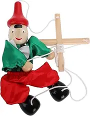 Toddmomy String Marionette Puppets for Creative Play Unfinished Figurines for Theatrical Performances and Imaginative Storytelling