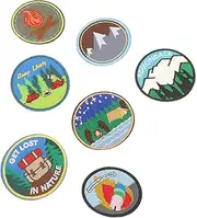 jojofuny 7Pcs Animal Embroidery Patches for Clothing Bags Cartoon Applique Decorative Stickers for DIY Crafts Durable and Clothing Embellishments