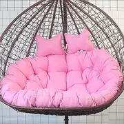 Hanging Egg Chair Cushion, Replacement Waterproof Double Hanging Hammock Swing Chair Cushion for Outdoor 2 Seater Hanging Basket Chair Thick Seat Cushion