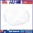 Portable Transparent Kitchen PP Rice Storage Container Microwave Heating