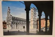 Vintage Postcard AS IS LUCCA St. Michael's Church 021